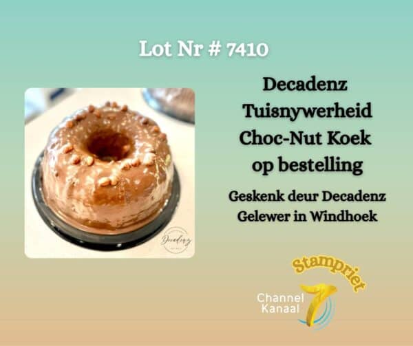 #7410 Choc-nut koek