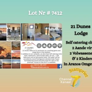 #7412 21 Dunes Lodge Geskenkbewys