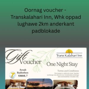 # 1411 Trans Kalahari Inn voucher