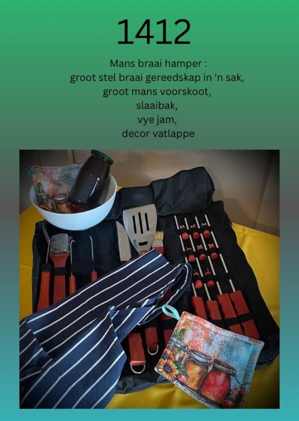 #  1412  mans braai Hamper