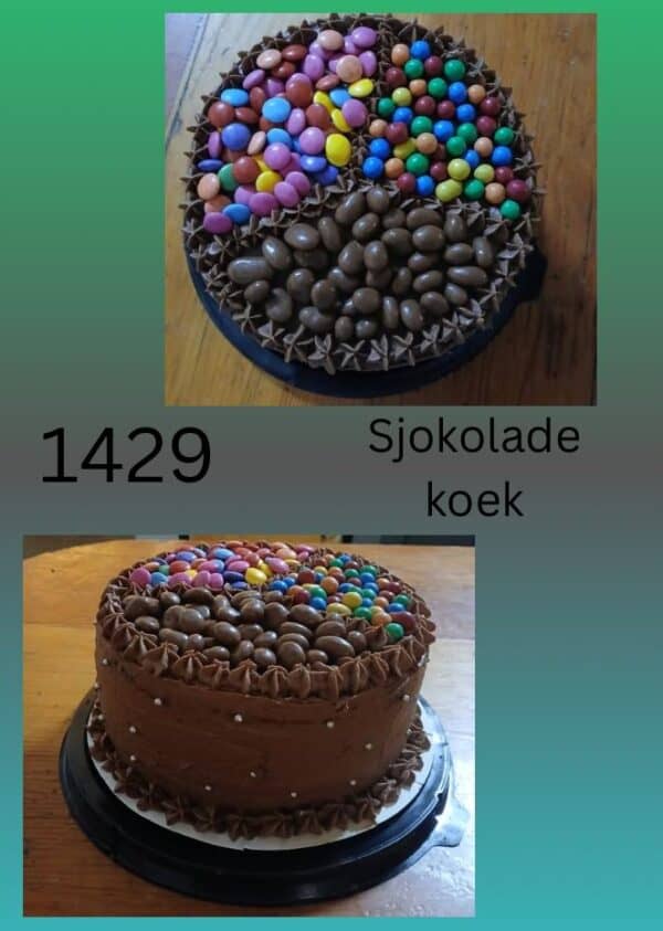 #  1429  chocolate koek