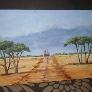 #2601 Olieverf Canvas- Perdekar