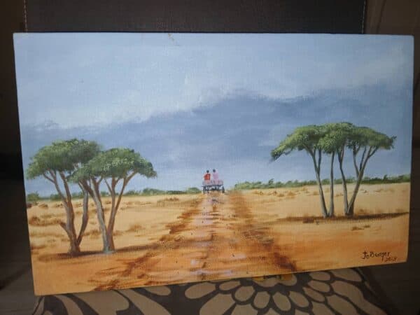 #2601 Olieverf Canvas- Perdekar