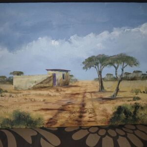 #2603 Olieverf Canvas- Ou Huisie