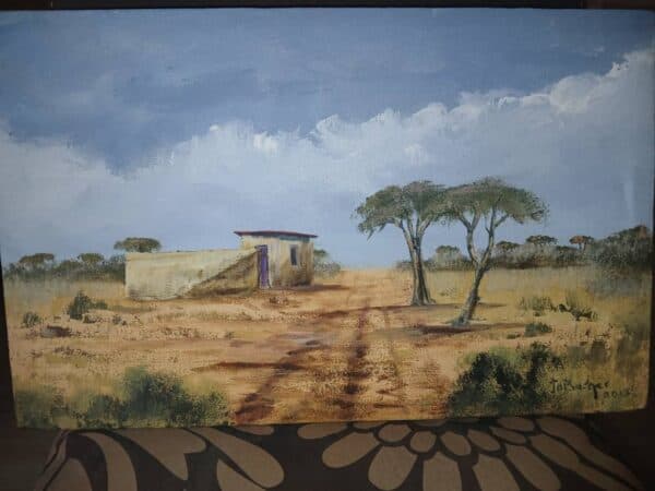#2603 Olieverf Canvas- Ou Huisie
