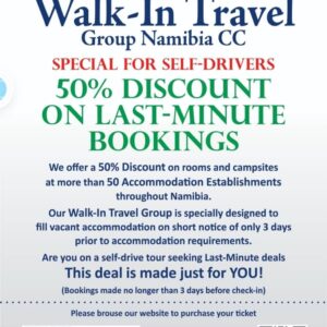 #2626 2xWalk-in -Travel kaartjies