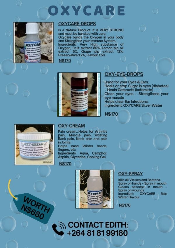 #2635 4x Oxycare Produkte