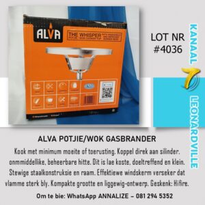 #4036 Alva Potjie / Wok Gasbrander