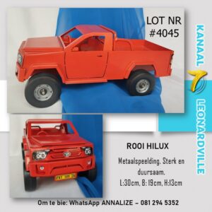 #4045 Rooi Hilux