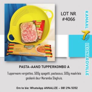 #4066 Pasta aand Tupperkombo A