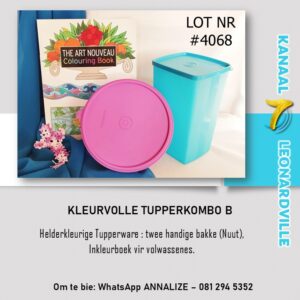 #4068 Kleurvolle Tupperkombo B