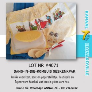 #4071 Dans in die kombuis geskenkpak