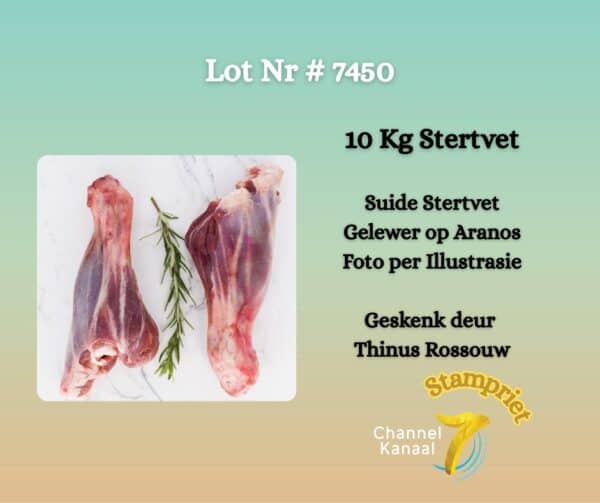 7450 10 kg stertvet