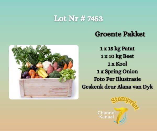 #7452 1 Gemengde groente kombinasie