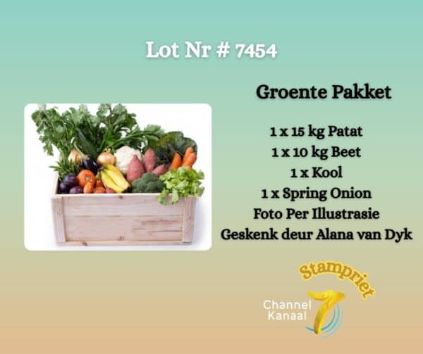 #7453 1 Gemenge groente kombinasie Pak