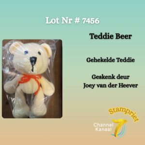 #7456 Gehekelde teddiebeer