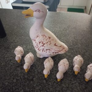 #5602 Ornament Eend met kuikens