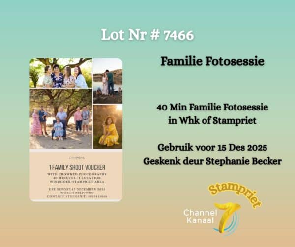 #7466 Fotosessie Geskenkbewys