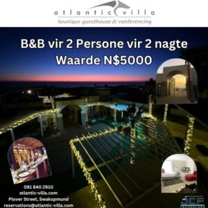 #7706 Akkommodasie Atlantic Villa gastehuis