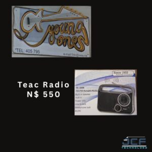 #7735 Elektries/ elektronies Draagbare radio TEAC