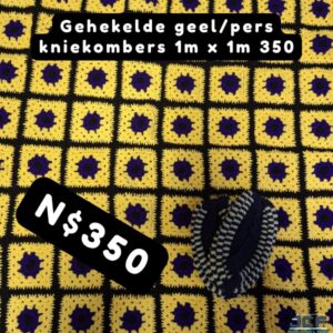 #7756 Handwerk/kuns Gehekelde kniekombers