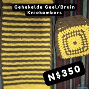 #7757 Handwerk/kuns Gehekelde kniekombers