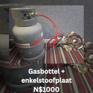 #7836 Gasbottel met enkelstoofplaat