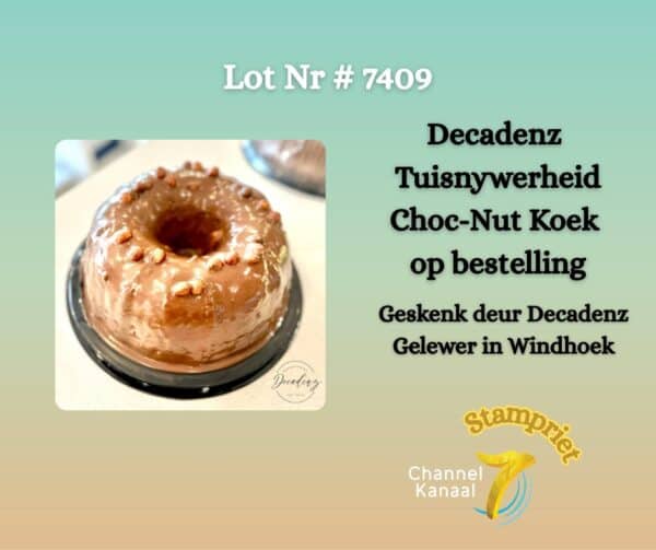 #7409 Choc-nut koek