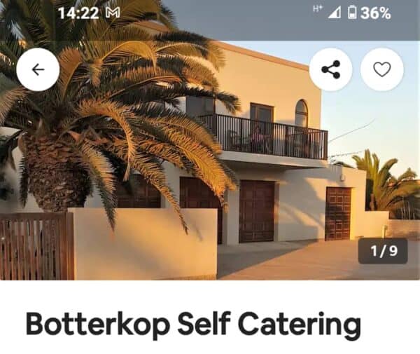 #2304 Botterkop Selfcatering