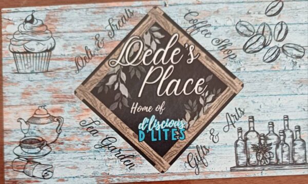 #8611 Dede's Place - 500.00 Geskenk bewys