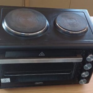 #0671 Defy Mini second hand 2 plate stove with oven