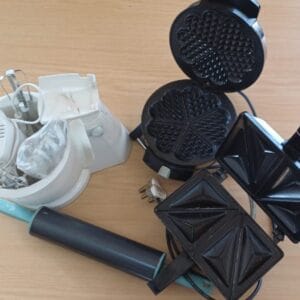 #0715 Secondhand Toaster,waffle toaster, mixer, baking roller combo