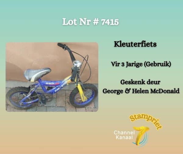 #7415 Kleuterfiets