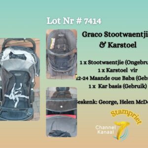#7414 Graco stootwaentjie en kar stoel