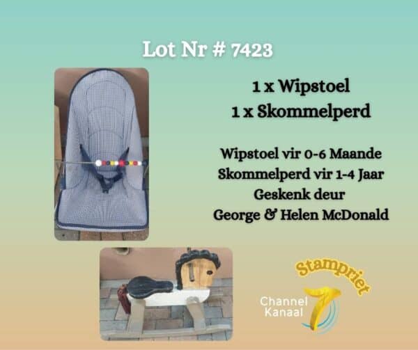#7423 Wipstoel en skommelperd