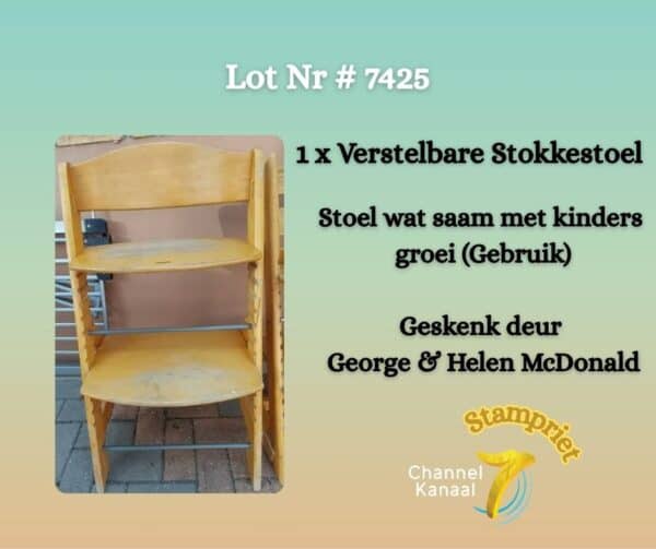 #7425 Stokkestoel