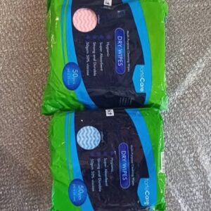 #0791 - 5 x Pakke Egason Spunlace Dry Wipes 50's