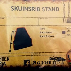 #0799 Skuinsrib Stand cover