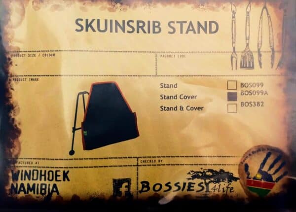 #0799 Skuinsrib Stand cover
