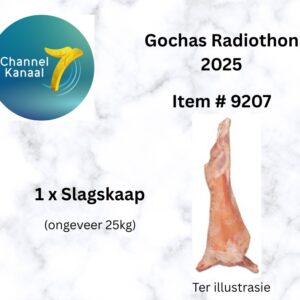 # 9207 - 1 x Skaap karkas - ongeveer 25kg