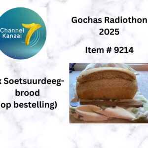 # 9214 - 1 x Soetsuurdeeg brood (op bestelling)