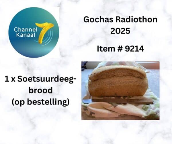 # 9214 - 1 x Soetsuurdeeg brood (op bestelling)