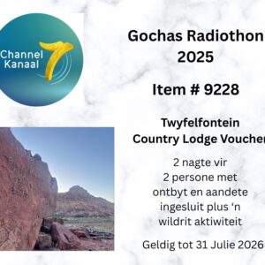 # 9228 - Twyfelfontein Country Lodge Voucher