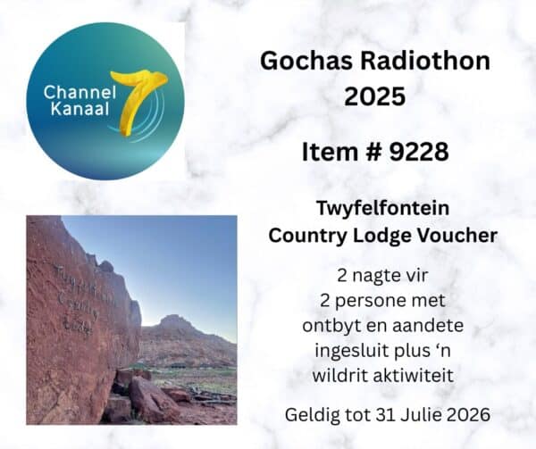 # 9228 - Twyfelfontein Country Lodge Voucher