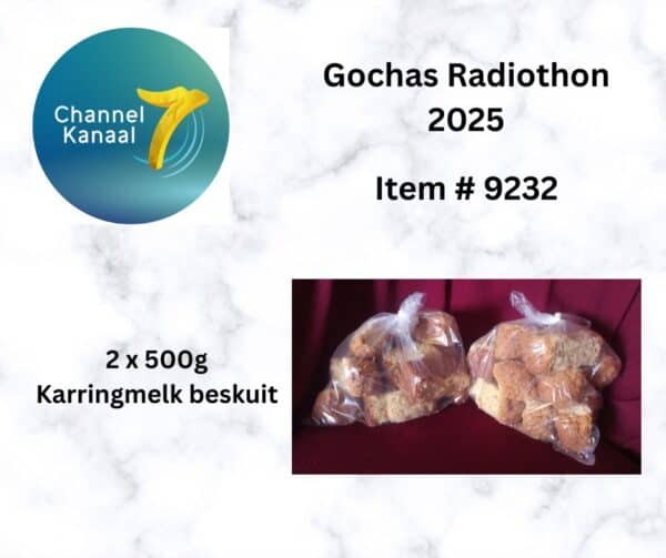 # 9232 - 2 x 500g Karringmelkbeskuit