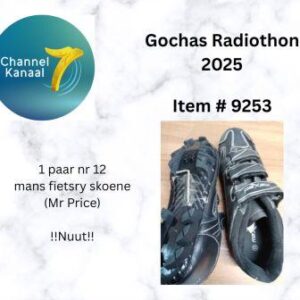 # 9253 - 1 paar nr 12 mans fietsry skoene - NUUT