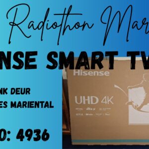#4936 Hisense Smart TV 50inch