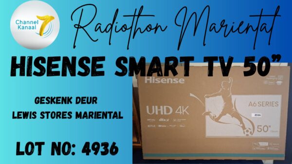 #4936 Hisense Smart TV 50inch