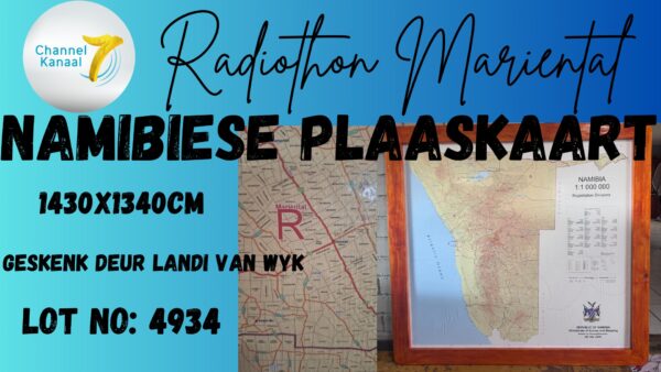 #4934 Namibiese Plaaskaart