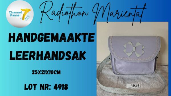 #4918 Pers Handgemaakte Leerhandsak